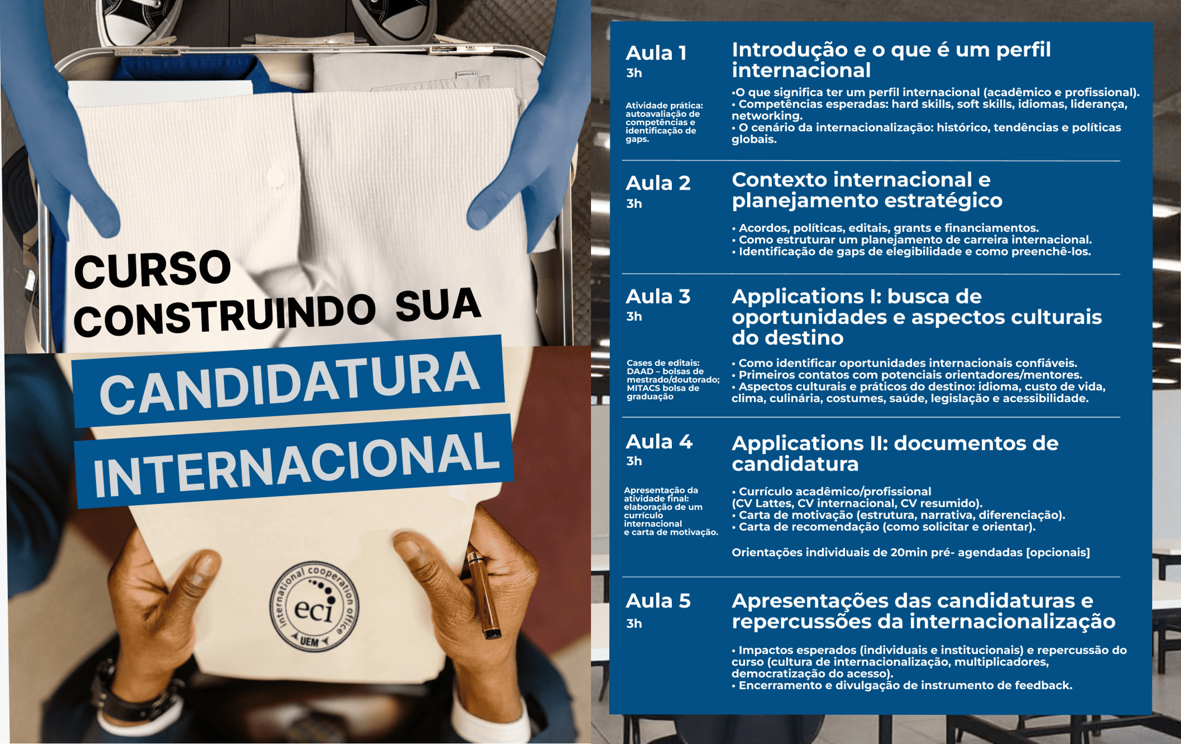 curso candidatura internacional